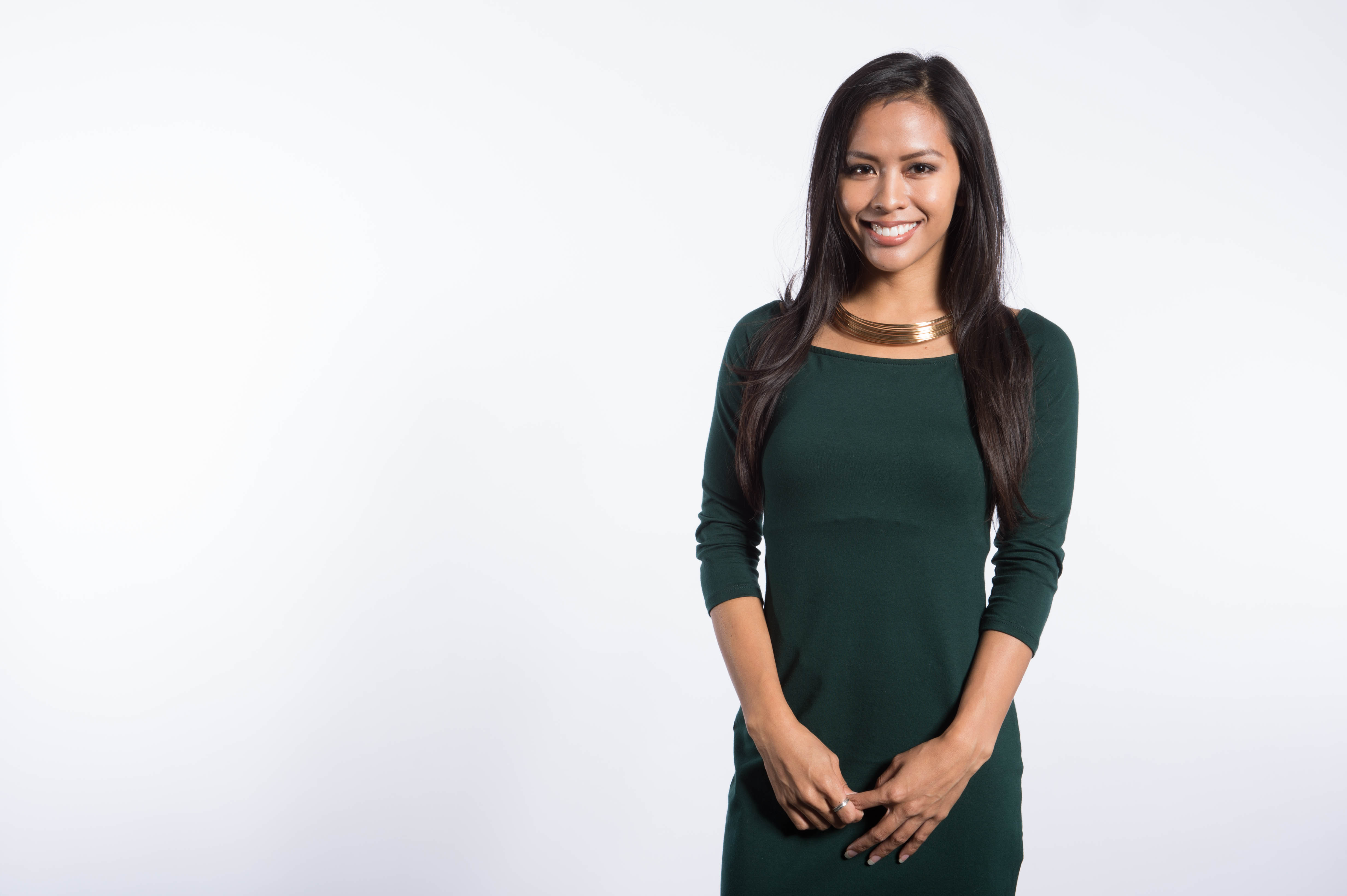 Azia Celestino Channel One News Anchor
