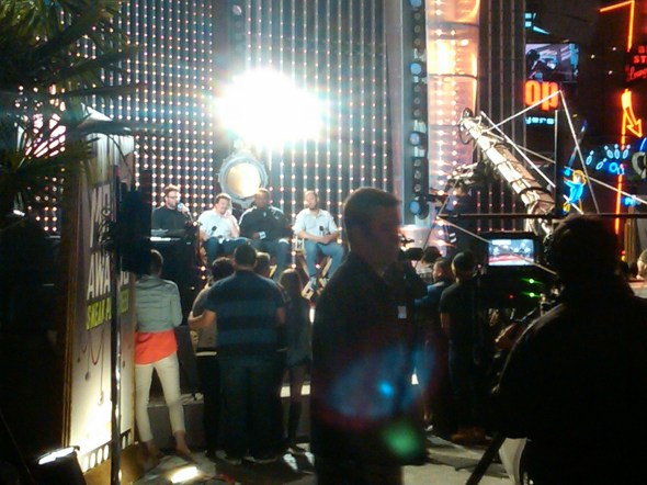 The cast of "The End Is Near"