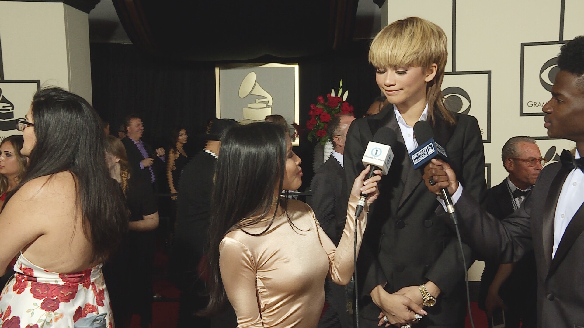 Azia Celestino with Zendaya