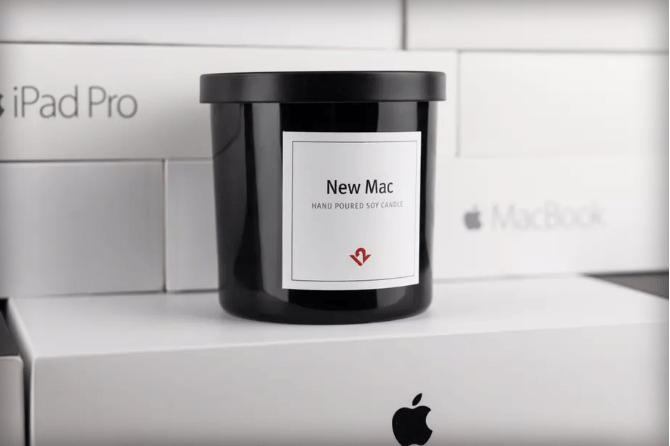These “New Mac” Candles Smell & Sell Like Apple Products